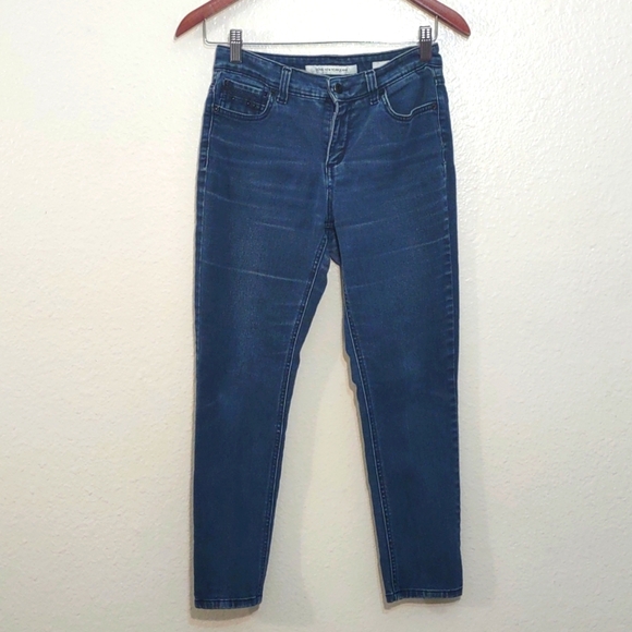 SLIGHTLY USED JONES NEW YORK JEANS SOHO ANKLE LONGGUSUR CHEVILLE SIZE 4 - Picture 1 of 13